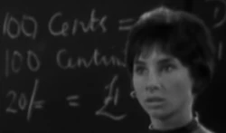  in front of a  referencing "100 ". (: "" [+]Part of , Anthony Coburn, adapted from The Pilot Episode (Anthony Coburn), Doctor Who season 1 (BBC tv, 1963)