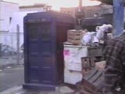 2 TARDIS props Bidding Adieu