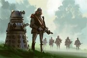 Dalek and Ogrons