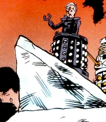 Davros unveils his new army.