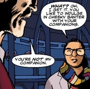 Osgood in the TARDIS