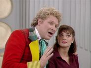 Sixth Doctor and Peri - Timelash 1