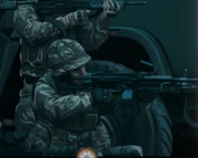 Army assault squad (Worlds Apart)