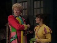 Sixth Doctor and Peri (The Mark of the Rani) 5