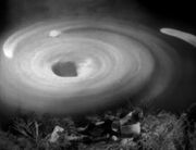 Whirlpool in the lake