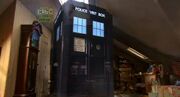 TARDIS in Sarah Janes attic