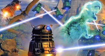Dalek Wars BIT 007 Daleks vs Dinos