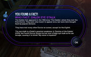 Dalek Eye Stalk fact (TARDIS)