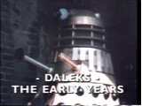 Daleks: The Early Years