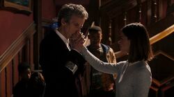 Twelve kisses Clara goodbye