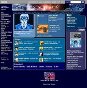 Doctor Who Website Home Page on 26 June 2003