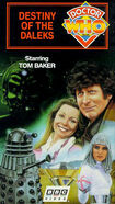 Destiny of the Daleks VHS US cover
