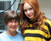 Sophie Aldred meets Karen Gillan