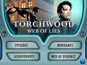 TW Web of Lies main screen