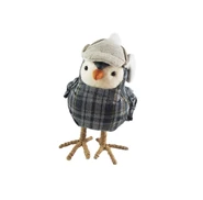 Gray Plaid with White Hat (Christmas 2014)