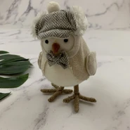 White with Gray Hat and Bowtie (Christmas 2015)