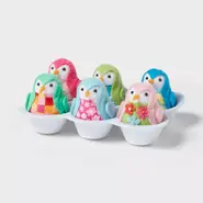 Featherly Friends 7pc Fabric Easter Egg Carton