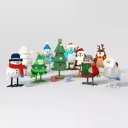 10pc Featherly Friends™ 2024 Reunion Collection Christmas Bird Figurine Set - Wondershop™