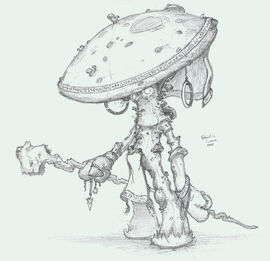 Planescape Myconid Sorcerer by Sebbythefreak