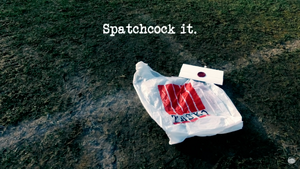 Spatchcock it.