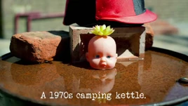 A 1970s camping kettle.