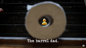 The barrel dad.