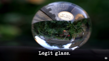 Legit glass.