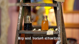 Mop and bucket situation.