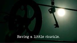 Having a little chuckle.