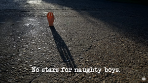 No stars for naughty boys.