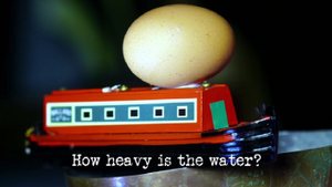 How heavy is the water?