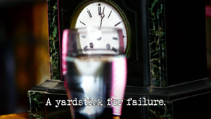 A yardstick for failure.