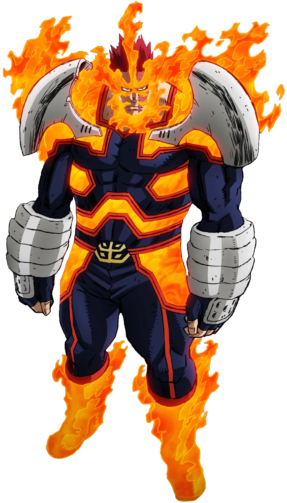 Endeavor Power Shot - anime characters with fire powers - Image