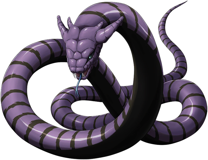 Manda was the boss summon of the snakes of the Ryūchi Cave. 