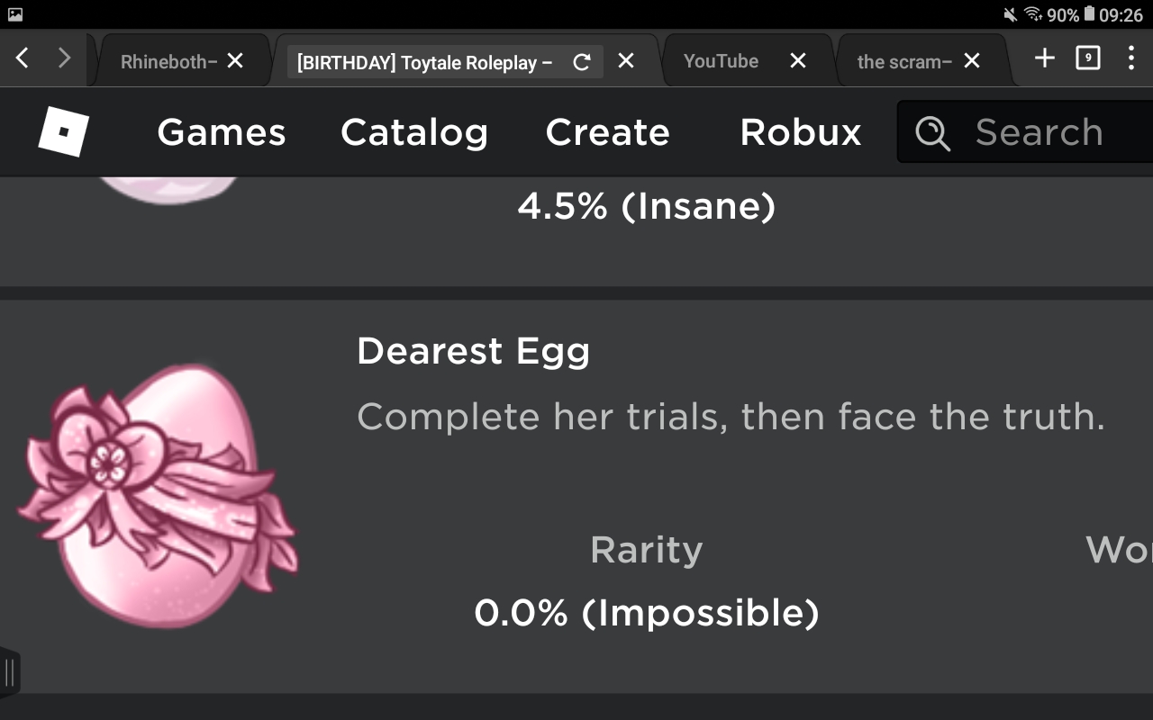Dearest Egg Tattletail Roblox Rp Wiki Fandom - tattletail roleplay roblox secret
