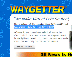 Baby Talking Tattletail, Waygetter Electronics Wiki