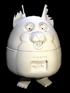 Model of Mama Tattletail's savage state.