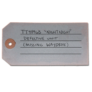 Night-Night's manufacturing tag.