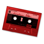 The red cassette tape.