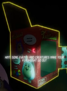 The Tattletail box in-game.