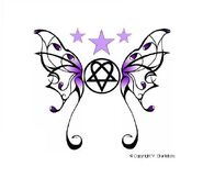 Heartagram Butterfly by ~Burnthewood