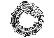 Aztec serpent tattoo by cuba12