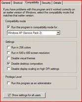 Compatibility Settings