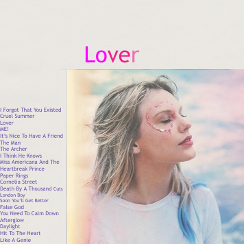 Lover (Deluxe Edition), Taylor Swift Fanon Wiki