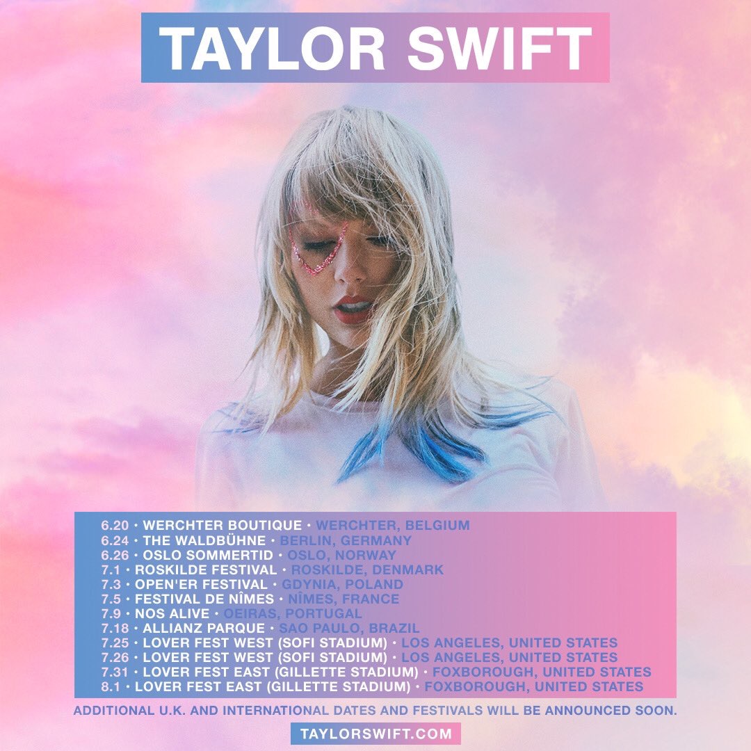 Taylor Swift Tour 2023 Europe