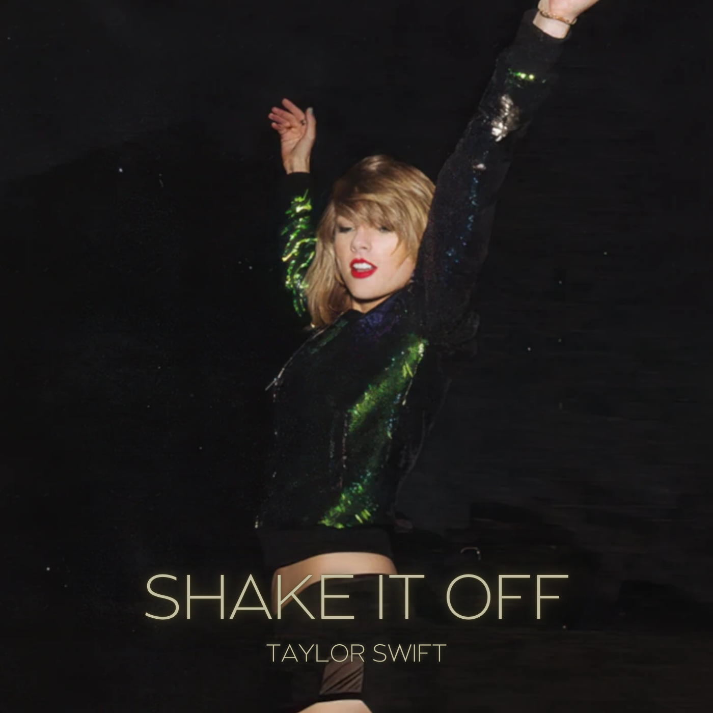 Taylor swift 「shake it off」紙ジャケット TAYLOR SWIFT