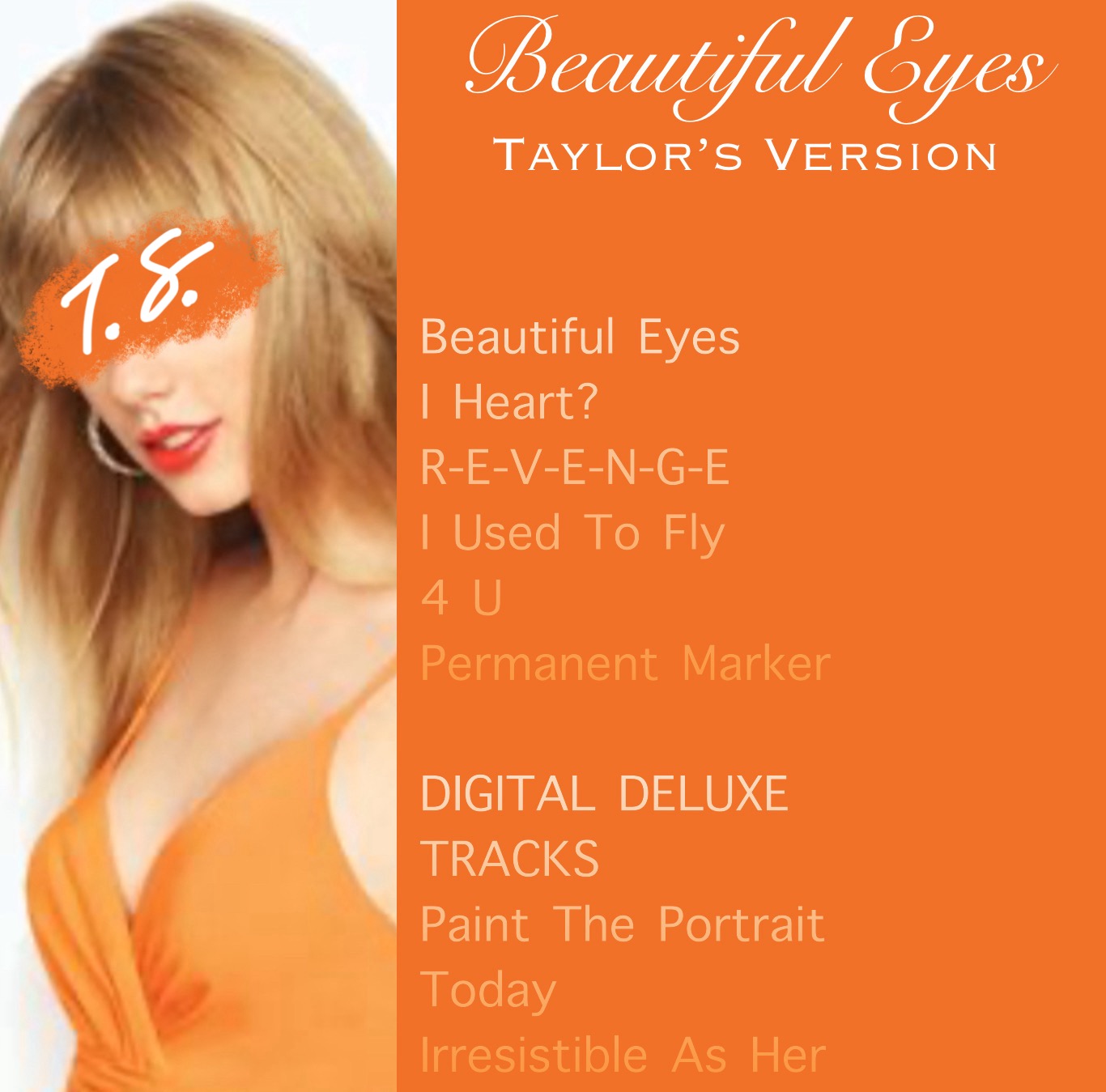 Anyone have the Unofficial Beautiful Eyes release?, How does it Sound?? :  r/TaylorSwiftVinyl