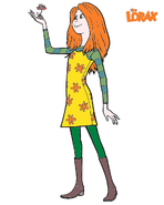Audrey Lorax Coloring Page