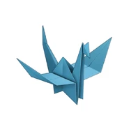 Blue bird of happiness.