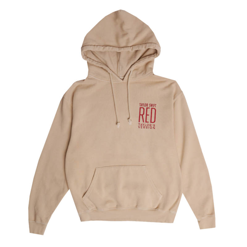 Taylor Swift Red (Taylor's Version) Official 2021 Merch Hoodie Adult Large  Gray